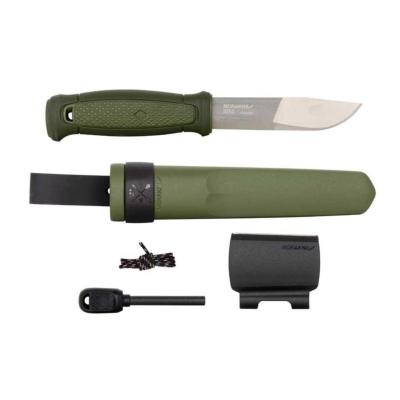 Couteau Kansbol + Kit de Survie - Vert