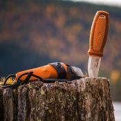 Couteau Eldris Neck Knife kit - Burnt Orange