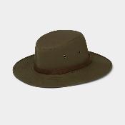 Waxed Rugged Fedora - Green