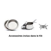 Réchaud Ultimate Scout Kit 1,2L - Inox