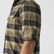 Chemise Singi Heavy Flannel Shirt - Green/Deep Forest