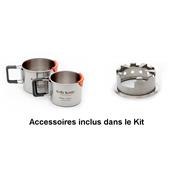 Réchaud Ultimate Scout Kit 1,2L - Inox